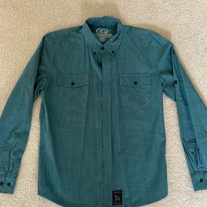 Mens New Casual Button Down